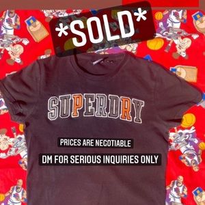 Rare SuperDry ® Japan Stitched Slim Fit